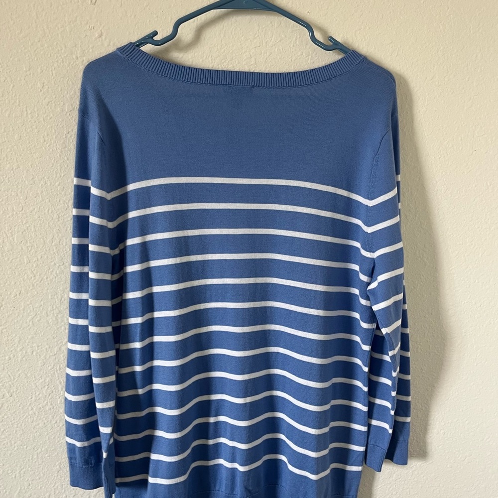 Talbots striped bee top, Size L - Picture 2 of 5